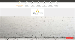 Desktop Screenshot of amicus.ie