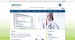 Desktop Screenshot of amicus.cz