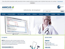 Tablet Screenshot of amicus.cz